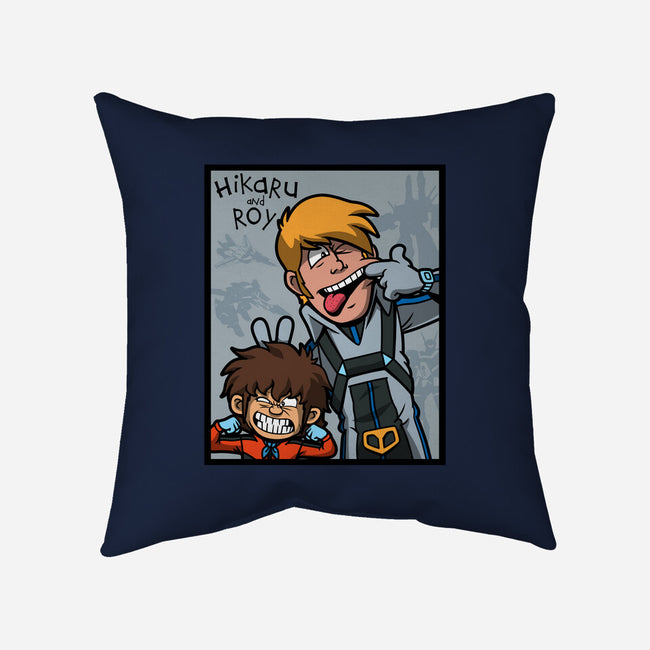 Hikaru And Roy-none removable cover throw pillow-Boggs Nicolas