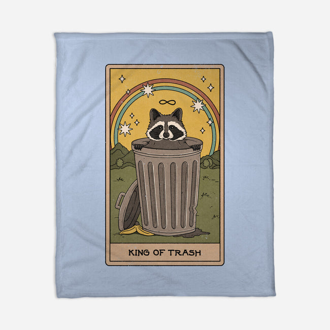 King Of Trash-none fleece blanket-Thiago Correa