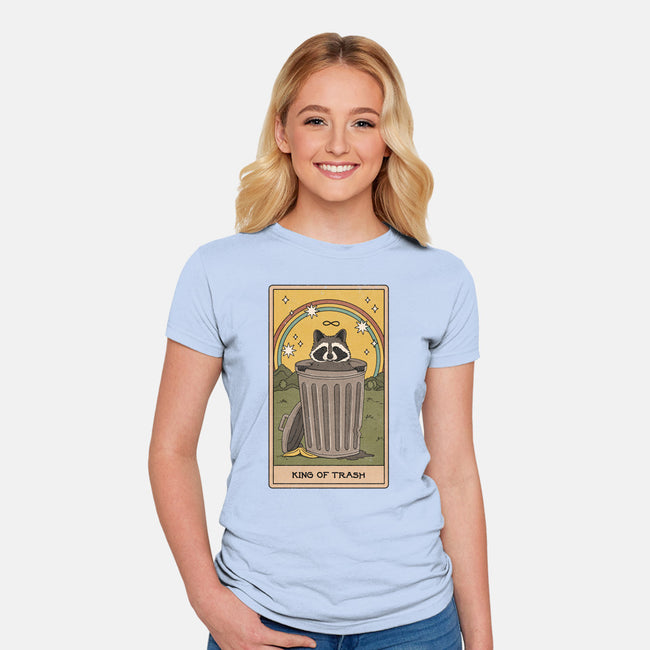 King Of Trash-womens fitted tee-Thiago Correa