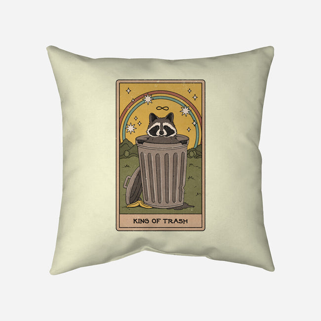 King Of Trash-none removable cover w insert throw pillow-Thiago Correa
