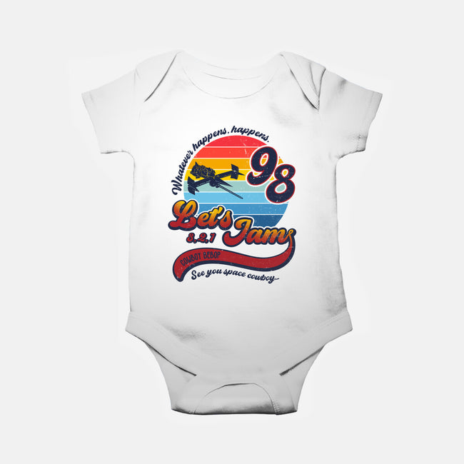 3, 2, 1. Let's Jam!-baby basic onesie-DrMonekers