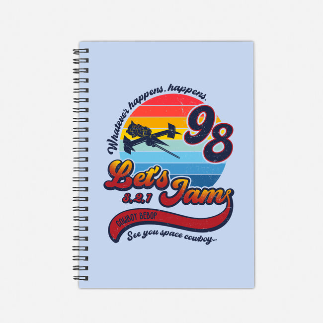 3, 2, 1. Let's Jam!-none dot grid notebook-DrMonekers