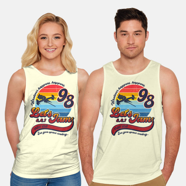 3, 2, 1. Let's Jam!-unisex basic tank-DrMonekers