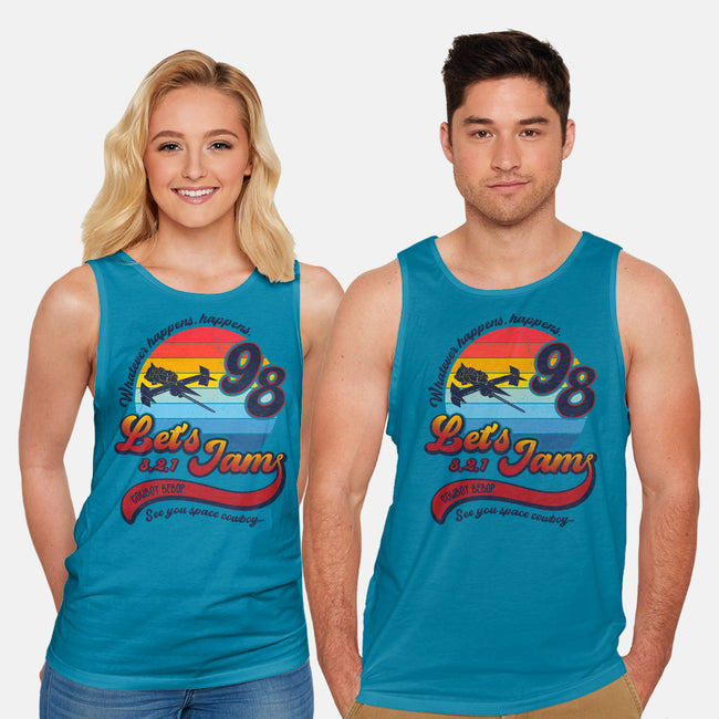 3, 2, 1. Let's Jam!-unisex basic tank-DrMonekers