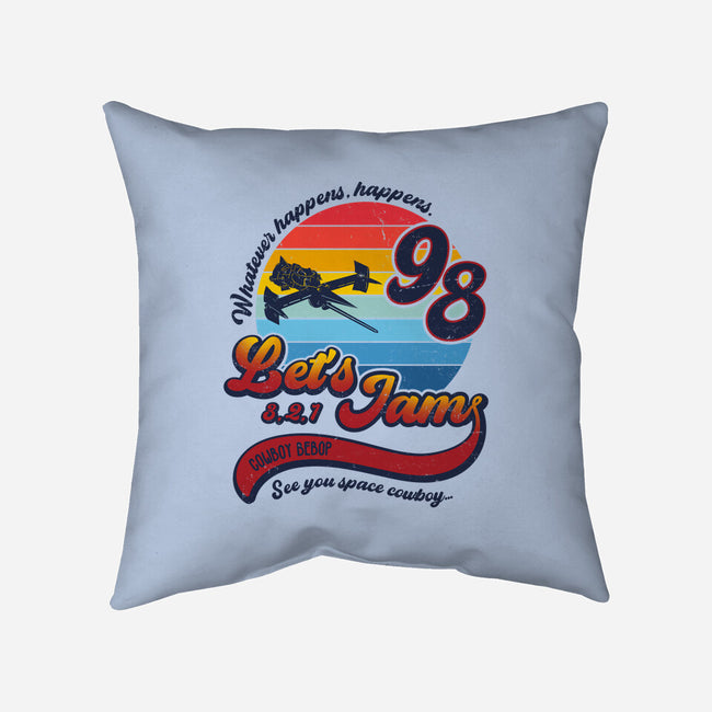 3, 2, 1. Let's Jam!-none non-removable cover w insert throw pillow-DrMonekers