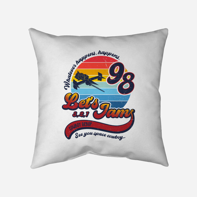 3, 2, 1. Let's Jam!-none removable cover throw pillow-DrMonekers