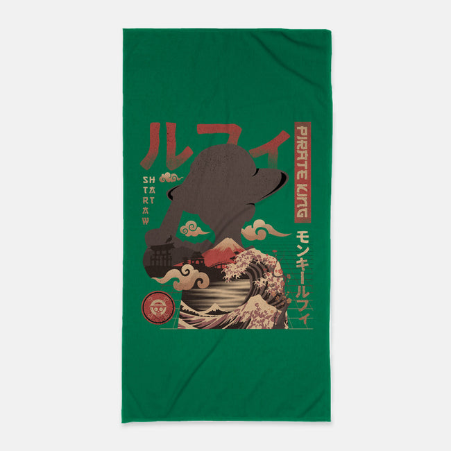 One Piece Pirate-none beach towel-hirolabs