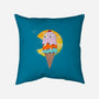 Summer Gaming-none removable cover w insert throw pillow-dandingeroz