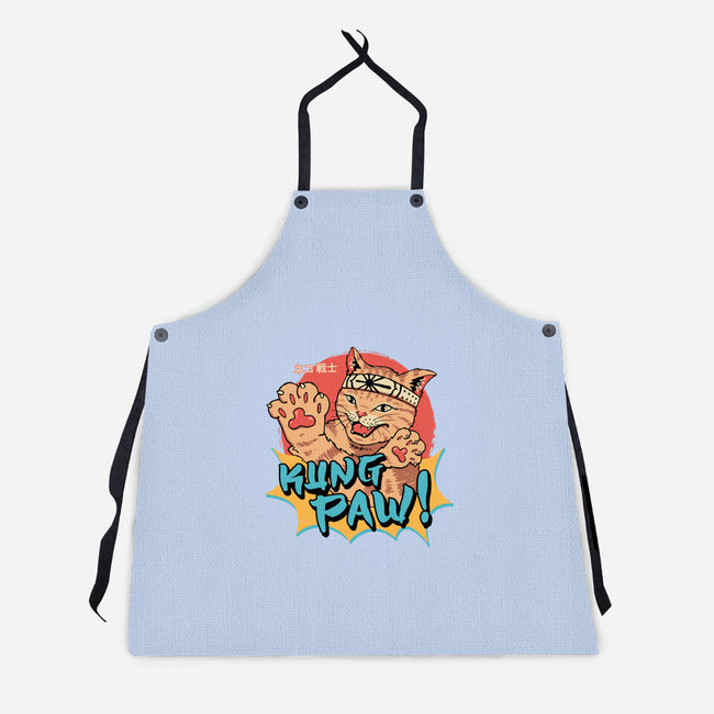 Kung Paw!-unisex kitchen apron-vp021