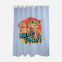 Kung Paw!-none polyester shower curtain-vp021