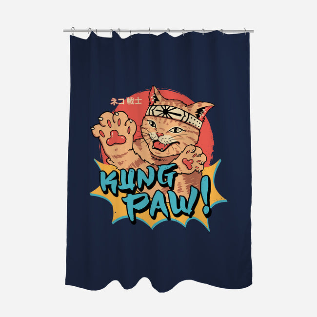 Kung Paw!-none polyester shower curtain-vp021