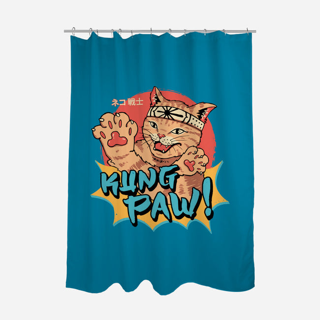 Kung Paw!-none polyester shower curtain-vp021