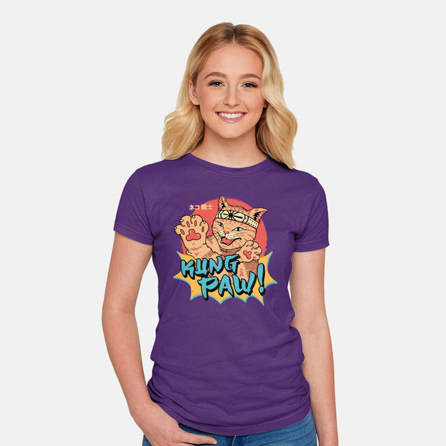Kung Paw!-womens fitted tee-vp021