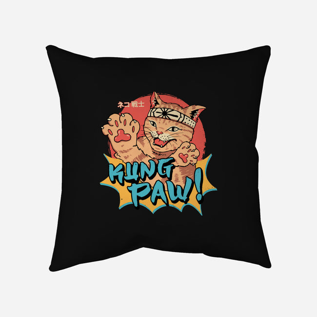 Kung Paw!-none removable cover w insert throw pillow-vp021