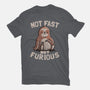 Not Fast and Not Furious-womens fitted tee-eduely