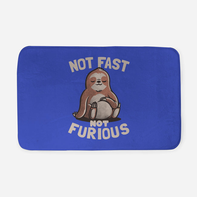 Not Fast and Not Furious-none memory foam bath mat-eduely