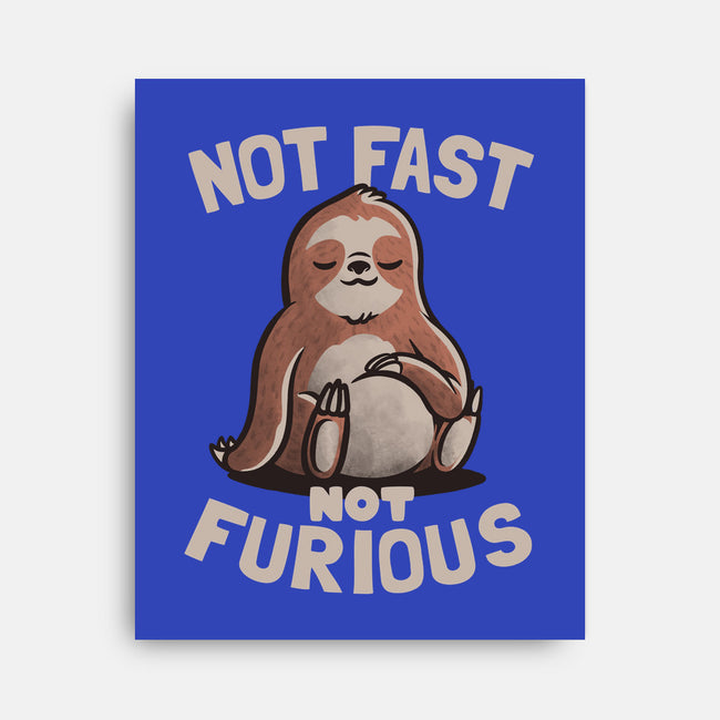 Not Fast and Not Furious-none stretched canvas-eduely