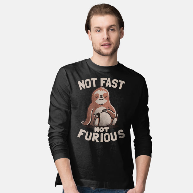 Not Fast and Not Furious-mens long sleeved tee-eduely