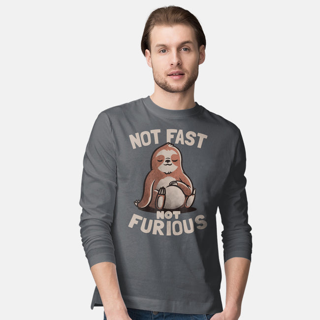 Not Fast and Not Furious-mens long sleeved tee-eduely