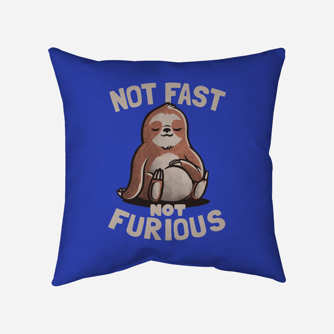 Not Fast and Not Furious-none removable cover w insert throw pillow-eduely