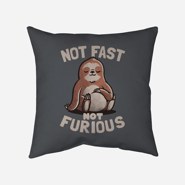 Not Fast and Not Furious-none removable cover throw pillow-eduely