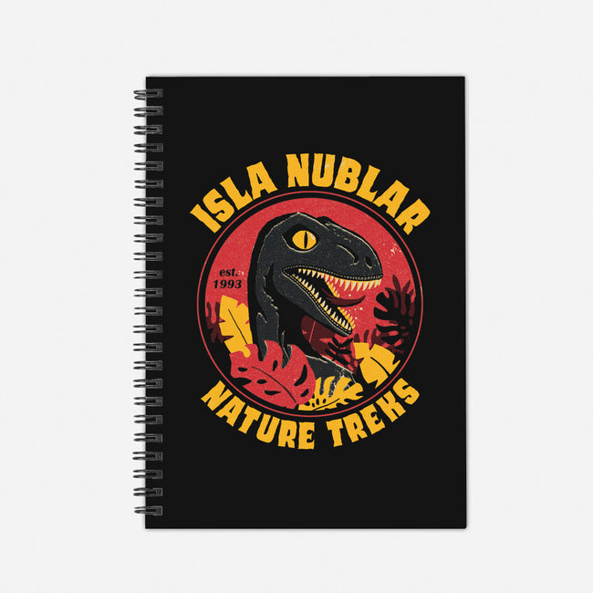 Isla Nublar Nature Treks-none dot grid notebook-DinoMike