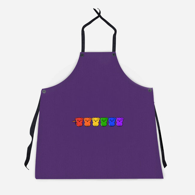 Pride Pups-unisex kitchen apron-kosmicsatellite