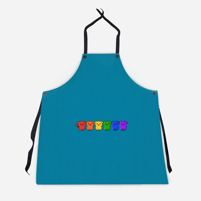 Pride Pups-unisex kitchen apron-kosmicsatellite