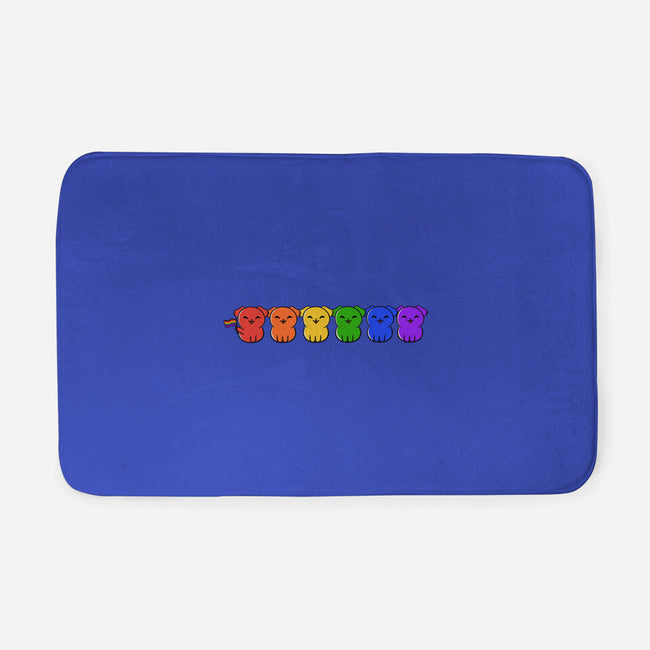 Pride Pups-none memory foam bath mat-kosmicsatellite