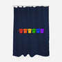 Pride Pups-none polyester shower curtain-kosmicsatellite