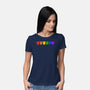 Pride Pups-womens basic tee-kosmicsatellite