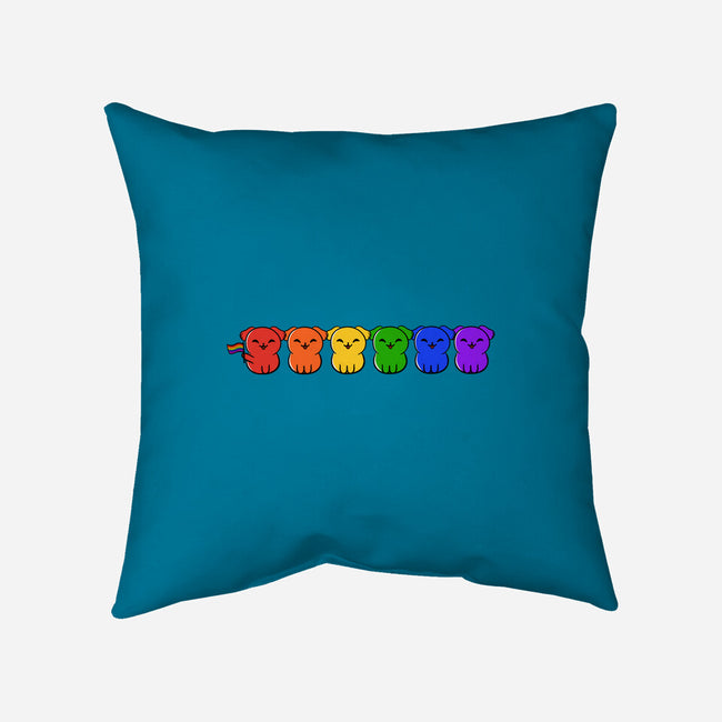 Pride Pups-none non-removable cover w insert throw pillow-kosmicsatellite