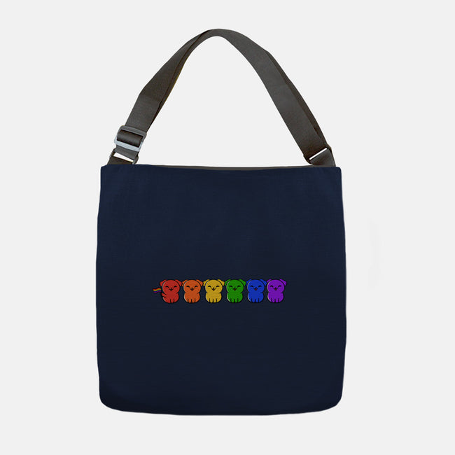 Pride Pups-none adjustable tote-kosmicsatellite
