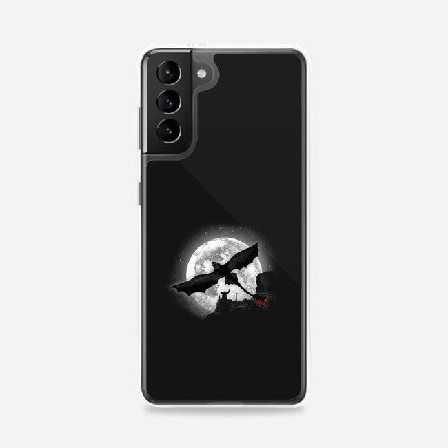 Moonlight Dragon Rider-samsung snap phone case-fanfreak1