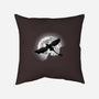 Moonlight Dragon Rider-none removable cover throw pillow-fanfreak1