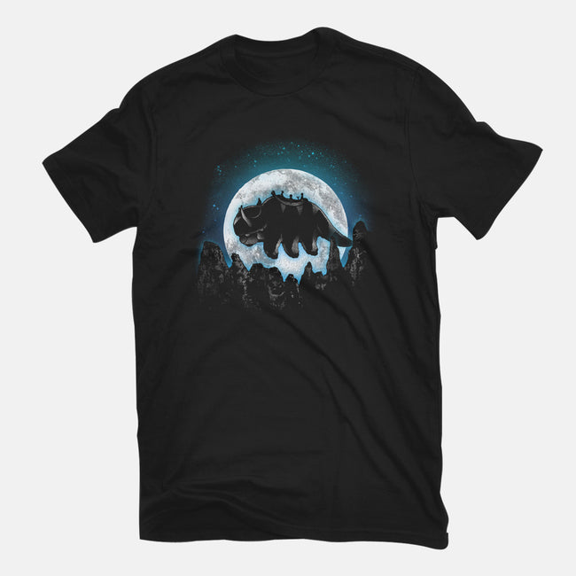 Moonlight Bison-womens fitted tee-fanfreak1