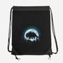 Moonlight Bison-none drawstring bag-fanfreak1