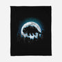 Moonlight Bison-none fleece blanket-fanfreak1