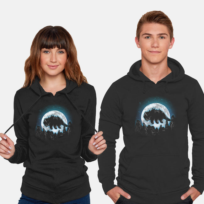 Moonlight Bison-unisex pullover sweatshirt-fanfreak1
