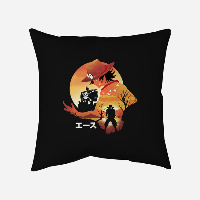 Ace Landscape-none removable cover w insert throw pillow-dandingeroz