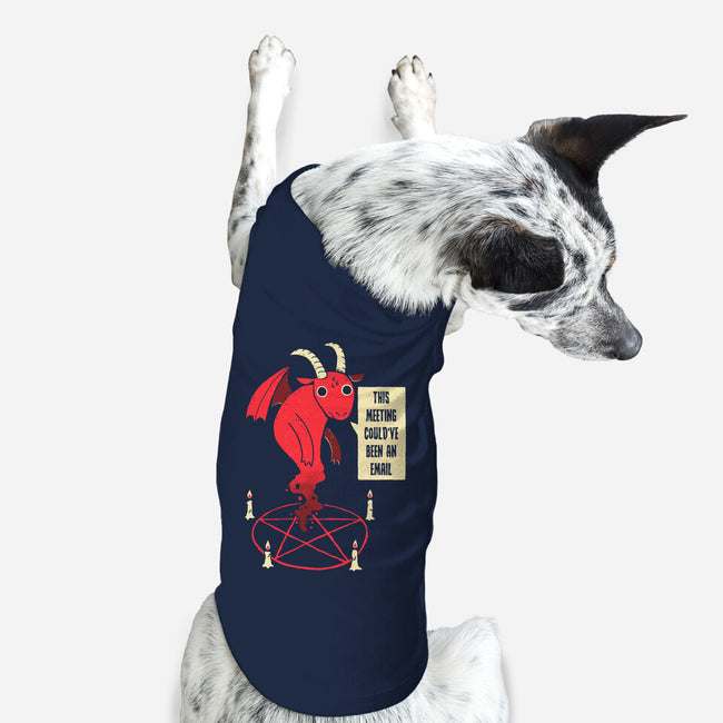 Could Have Been An Email-dog basic pet tank-DinoMike