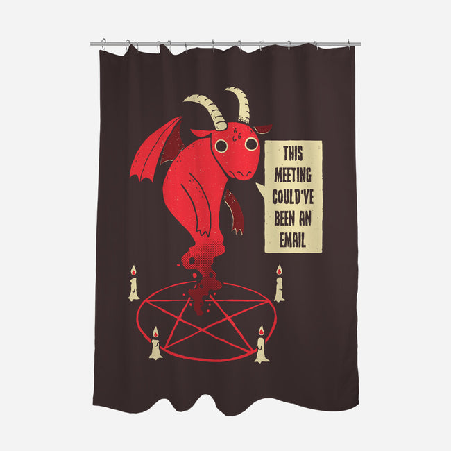 Could Have Been An Email-none polyester shower curtain-DinoMike
