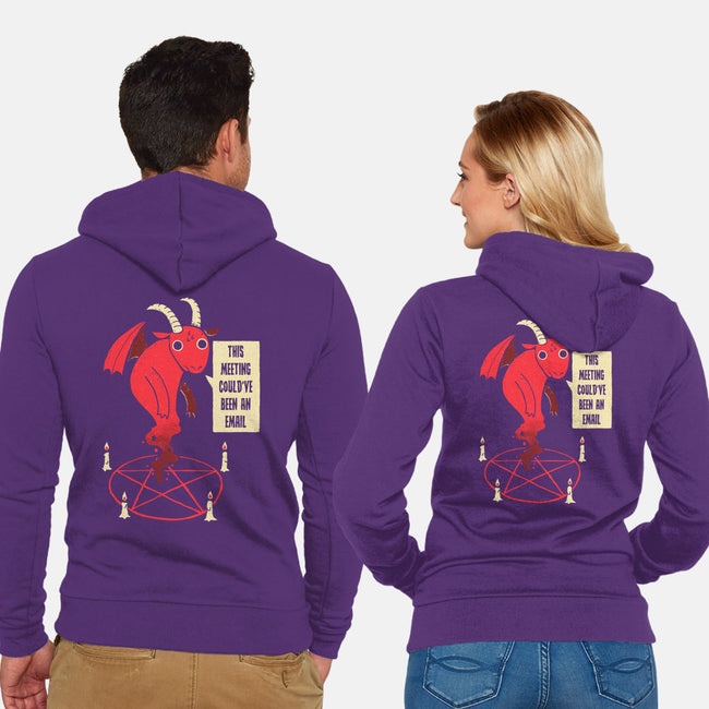 Could Have Been An Email-unisex zip-up sweatshirt-DinoMike