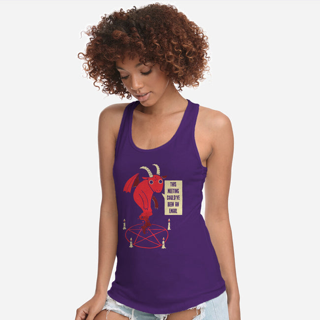 Could Have Been An Email-womens racerback tank-DinoMike