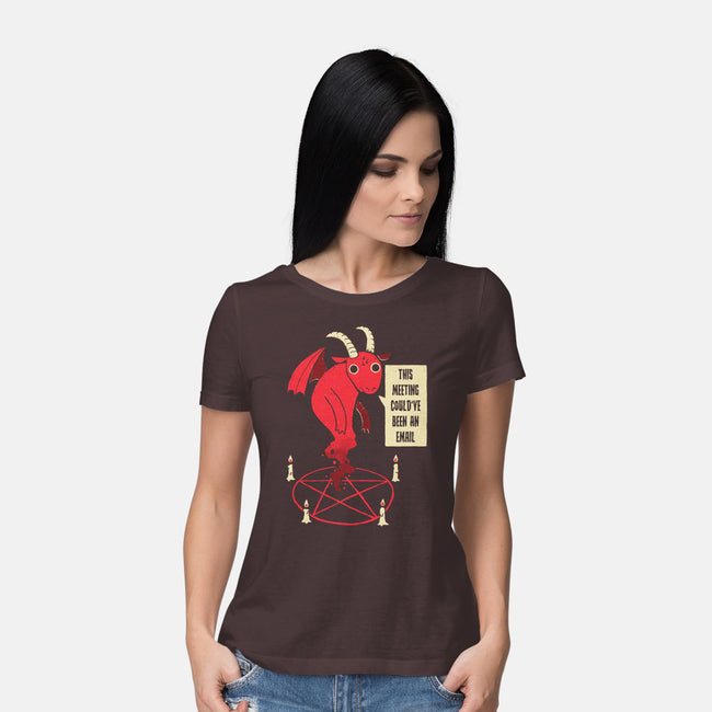 Could Have Been An Email-womens basic tee-DinoMike