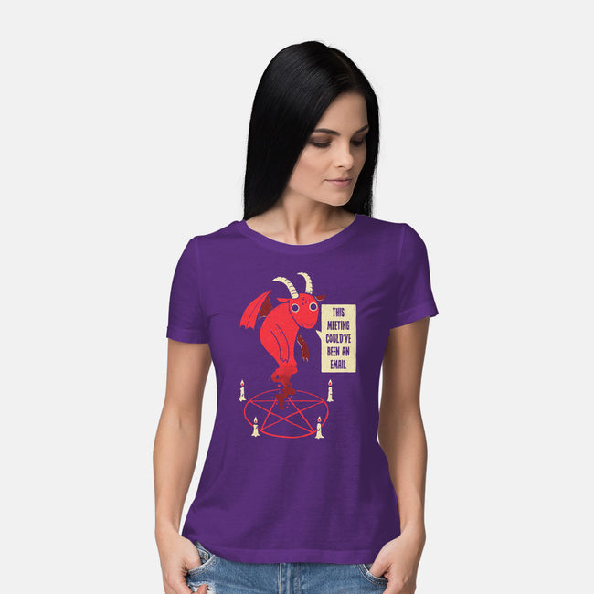 Could Have Been An Email-womens basic tee-DinoMike