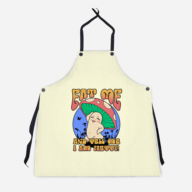 Pretty Mushroom!-unisex kitchen apron-vp021