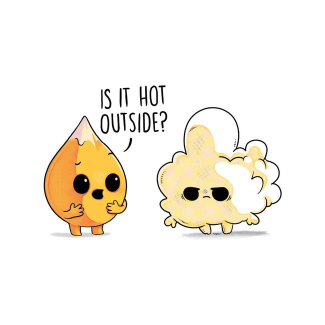 Hot Outside-none glossy sticker-Naolito