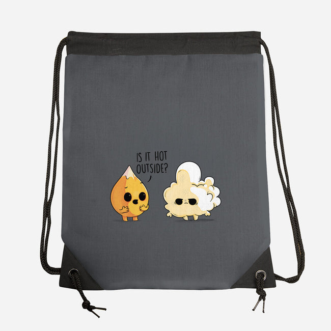 Hot Outside-none drawstring bag-Naolito