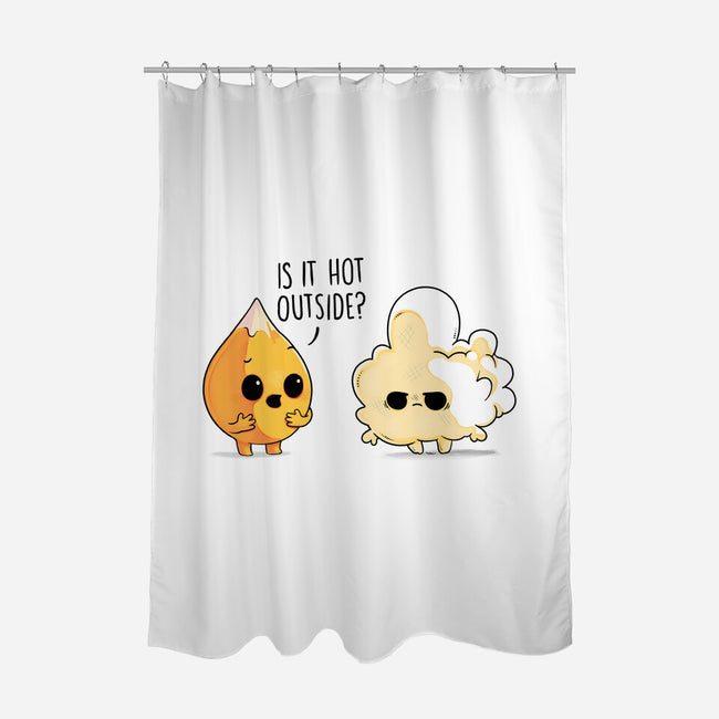 Hot Outside-none polyester shower curtain-Naolito